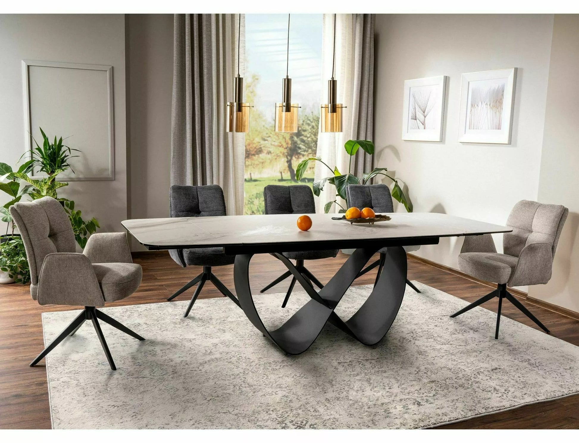 Kitchen Table Wigan | size: Length: 95cm, Width: 240cm, Height: 76cm | color: White | image: 5 | variant: 1004375