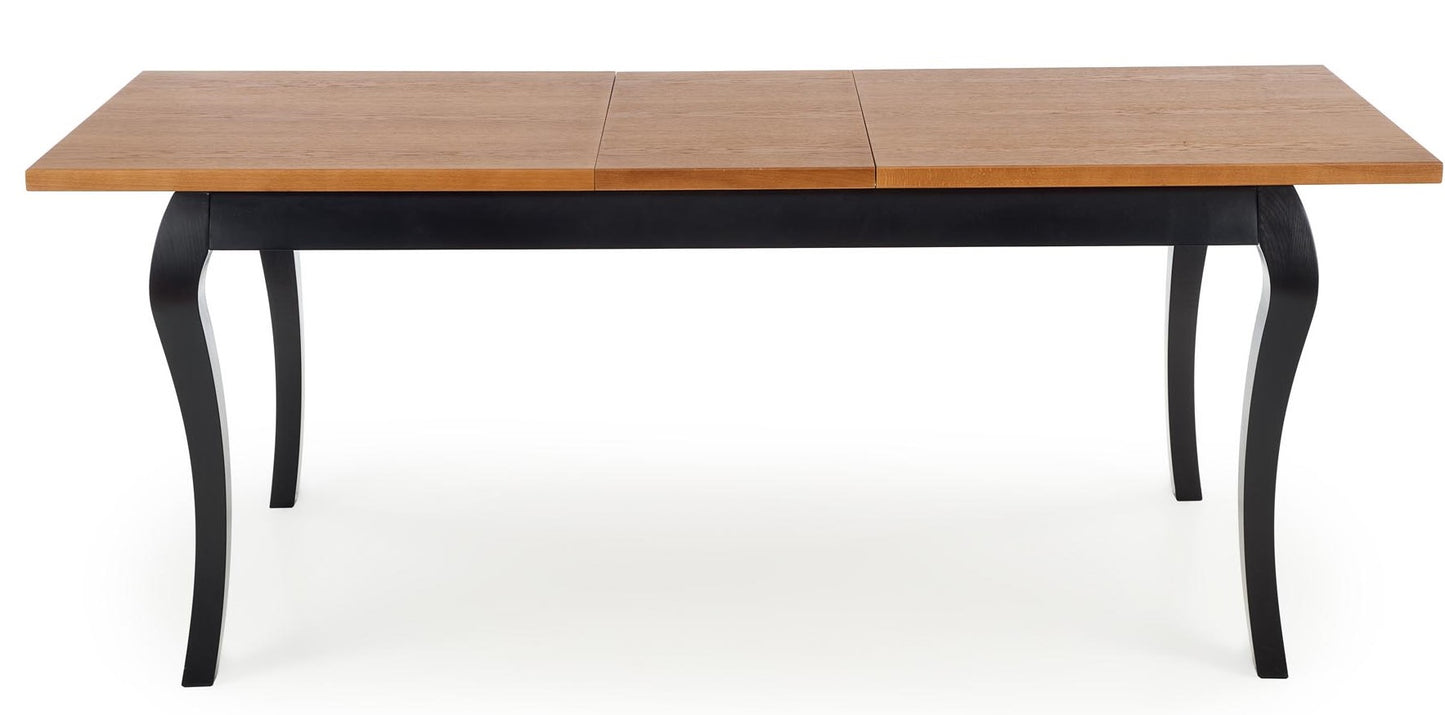 Kitchen Table Windsor | size: Length: 90cm, Width: 240cm, Height: 76cm | color: Black/Oak | image: 5 | variant: 1006425