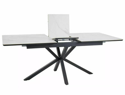 Kitchen Table Worthing | size: Length: 90cm, Width: 200cm, Height: 75cm | color: White | image: 3 | variant: 1004378