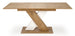 Kitchen Table Xarelto | size: Length: 85cm, Width: 175cm, Height: 76cm | color: White/Oak | image: 0 | variant: 1006428