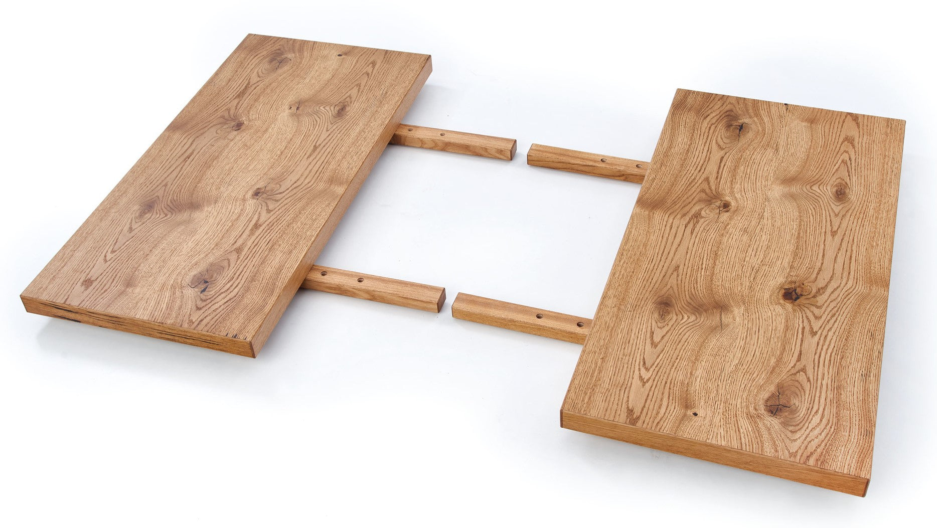 Kitchen Table Xavier | size: Length: 90cm, Width: 250cm, Height: 76cm | color: Black/Oak | image: 9 | variant: 1011302
