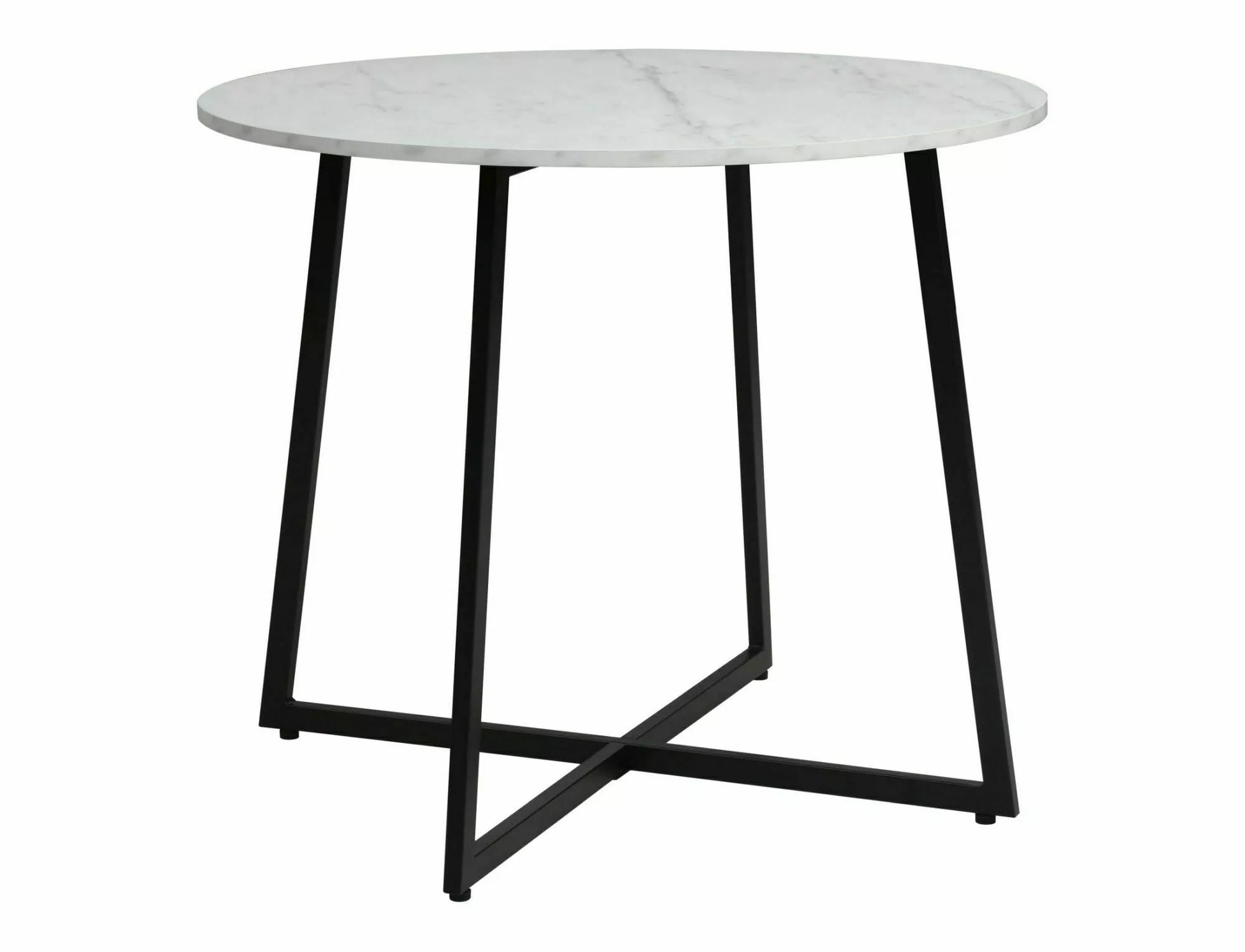 Kitchen Table Yeovil | size: Length: 90cm, Width: 90cm, Height: 76cm, Diameter: 90cm | color: White | image: 1 | variant: 1004382