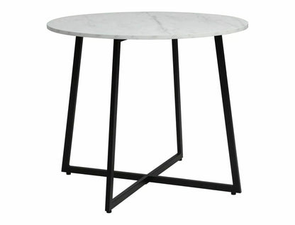 Kitchen Table Yeovil | size: Length: 90cm, Width: 90cm, Height: 76cm, Diameter: 90cm | color: White | image: 1 | variant: 1004382