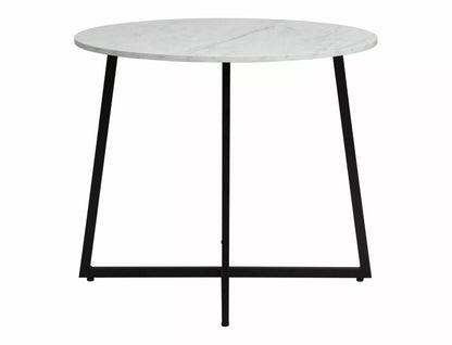 Kitchen Table Yeovil | size: Length: 90cm, Width: 90cm, Height: 76cm, Diameter: 90cm | color: White | image: 2 | variant: 1004382