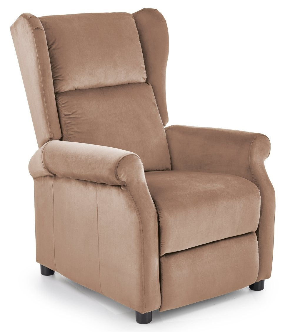 Lounge Chair Agustin 2 | size: Width: 75cm, Height: 107cm, Depth: 92cm | color: Beige | image: 1 | variant: 1004564