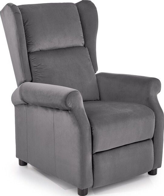 Lounge Chair Agustin 2 | size: Width: 75cm, Height: 107cm, Depth: 92cm | color: Gray | image: 1 | variant: 1004563