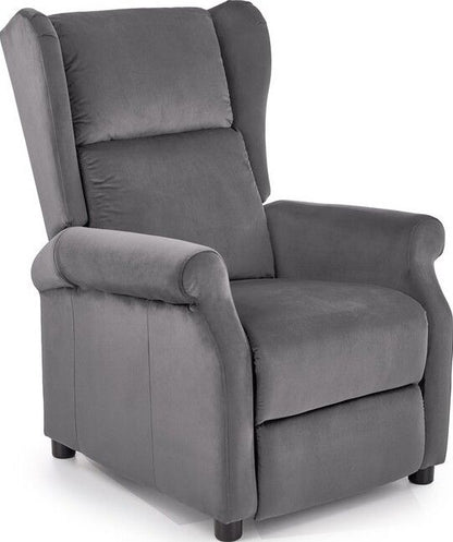 Lounge Chair Agustin 2 | size: Width: 75cm, Height: 107cm, Depth: 92cm | color: Gray | image: 1 | variant: 1004563