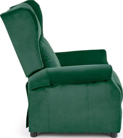 Lounge Chair Agustin 2 | size: Width: 75cm, Height: 107cm, Depth: 92cm | color: Green | image: 2 | variant: 1004560