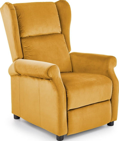Lounge Chair Agustin 2 | size: Width: 75cm, Height: 107cm, Depth: 92cm | color: Yellow | image: 1 | variant: 1004562