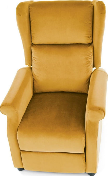 Lounge Chair Agustin 2 | size: Width: 75cm, Height: 107cm, Depth: 92cm | color: Yellow | image: 7 | variant: 1004562