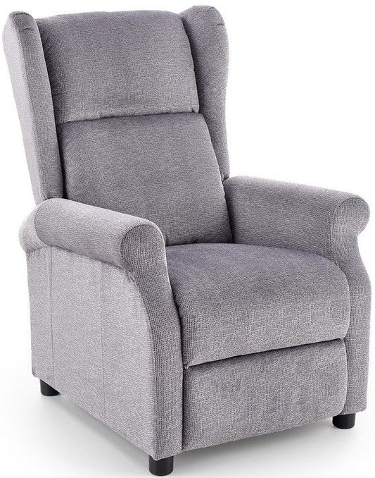 Lounge Chair Agustin M | size: Width: 75cm, Height: 107cm, Depth: 92cm | color: Gray | image: 1 | variant: 1012029
