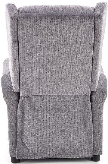Lounge Chair Agustin M | size: Width: 75cm, Height: 107cm, Depth: 92cm | color: Gray | image: 3 | variant: 1012029