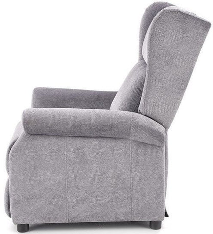Lounge Chair Agustin M | size: Width: 75cm, Height: 107cm, Depth: 92cm | color: Gray | image: 4 | variant: 1012029