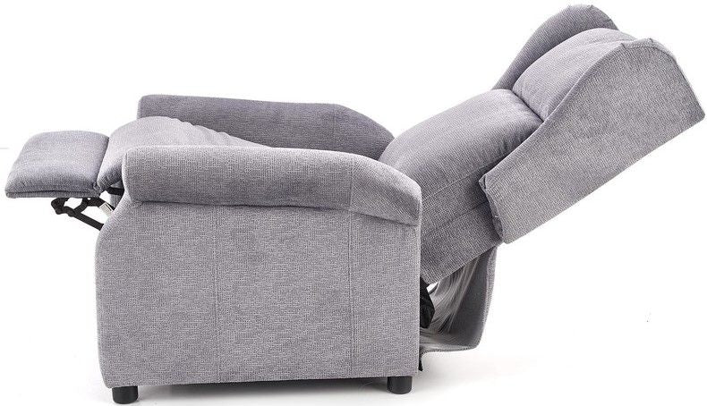 Lounge Chair Agustin M | size: Width: 75cm, Height: 107cm, Depth: 92cm | color: Gray | image: 5 | variant: 1012029