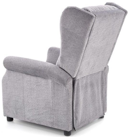 Lounge Chair Agustin M | size: Width: 75cm, Height: 107cm, Depth: 92cm | color: Gray | image: 6 | variant: 1012029