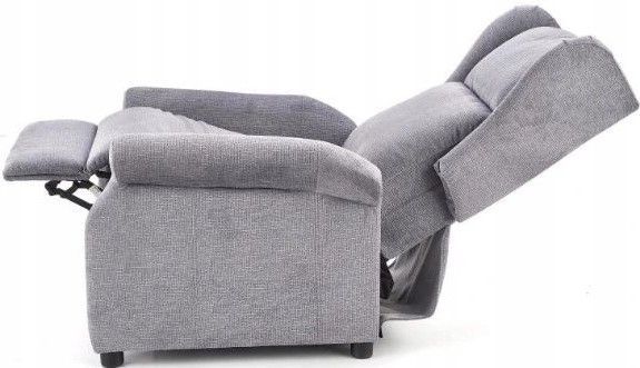 Lounge Chair Agustin | size: Width: 75cm, Height: 107cm, Depth: 92cm | color: Gray | image: 2 | variant: 1004567