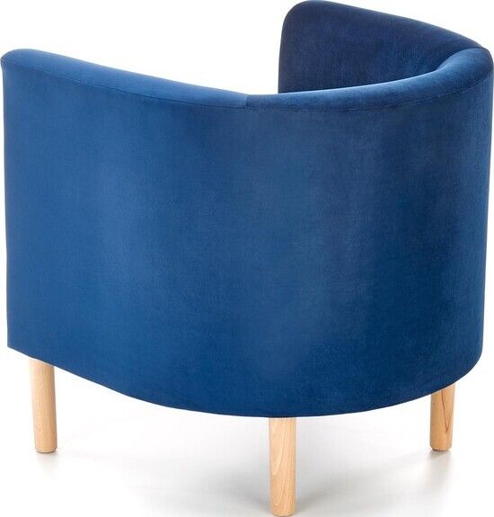 Lounge Chair Ajaccio | size: Width: 66cm, Height: 64cm, Depth: 58cm | color: Blue | image: 3 | variant: 1002726