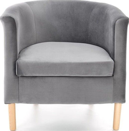 Lounge Chair Ajaccio | size: Width: 66cm, Height: 64cm, Depth: 58cm | color: Gray | image: 2 | variant: 1002724