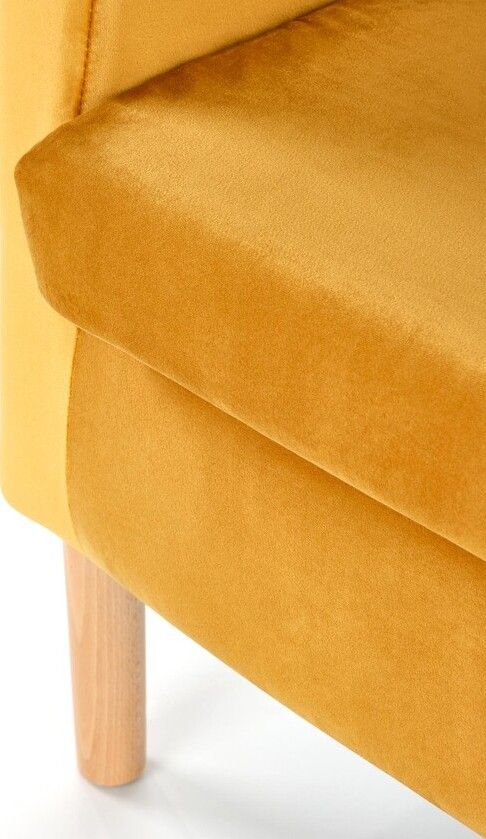 Lounge Chair Ajaccio | size: Width: 66cm, Height: 64cm, Depth: 58cm | color: Yellow | image: 4 | variant: 1002723