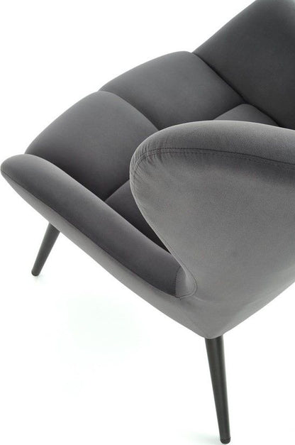 Lounge Chair Alghero | size: Width: 75cm, Height: 91cm, Depth: 86cm | color: Gray | image: 4 | variant: 1002839
