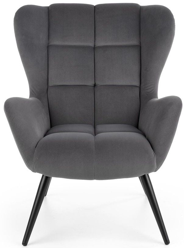 Lounge Chair Alghero | size: Width: 75cm, Height: 91cm, Depth: 86cm | color: Gray | image: 5 | variant: 1002839