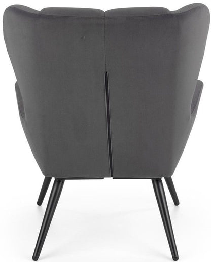 Lounge Chair Alghero | size: Width: 75cm, Height: 91cm, Depth: 86cm | color: Gray | image: 6 | variant: 1002839