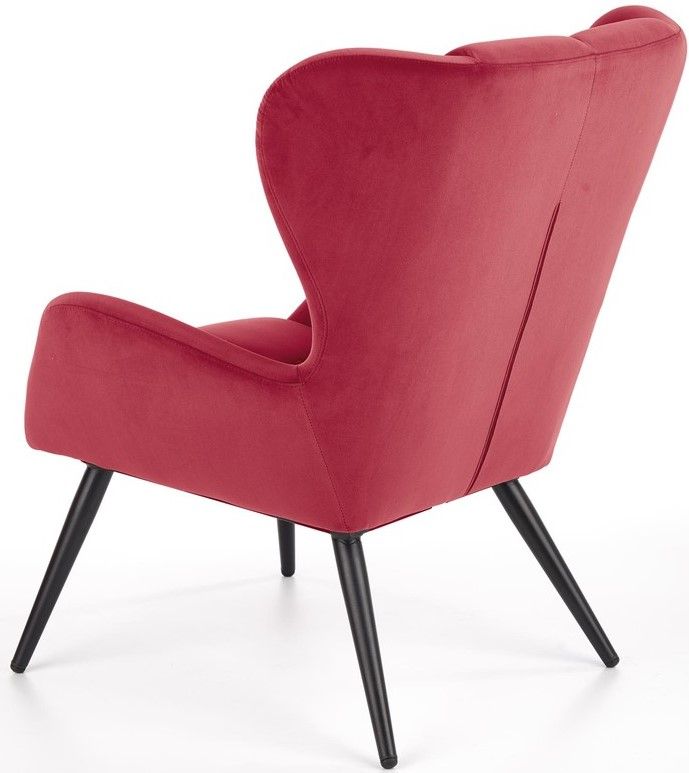 Lounge Chair Alghero | size: Width: 75cm, Height: 91cm, Depth: 86cm | color: Red | image: 3 | variant: 1002840