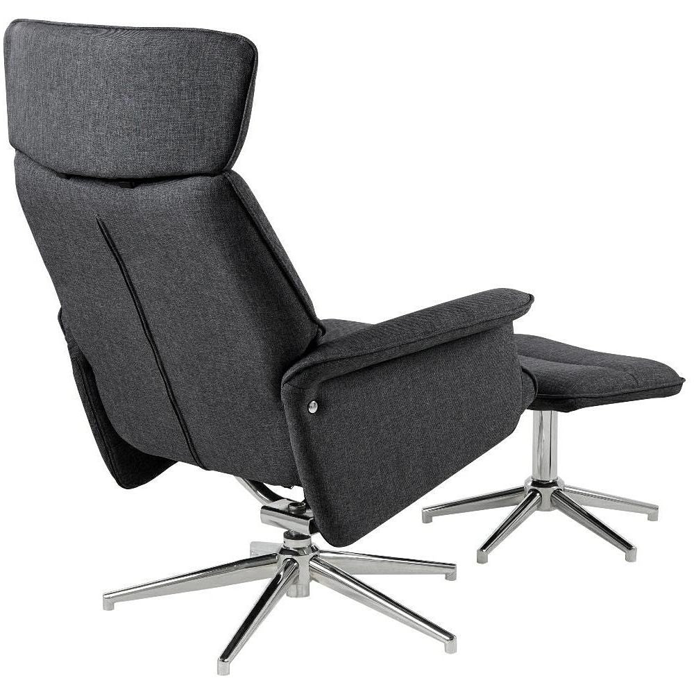 Lounge Chair Alura | size: Width: 74cm, Height: 102cm, Depth: 108cm | color: Gray | image: 5 | variant: 1012472