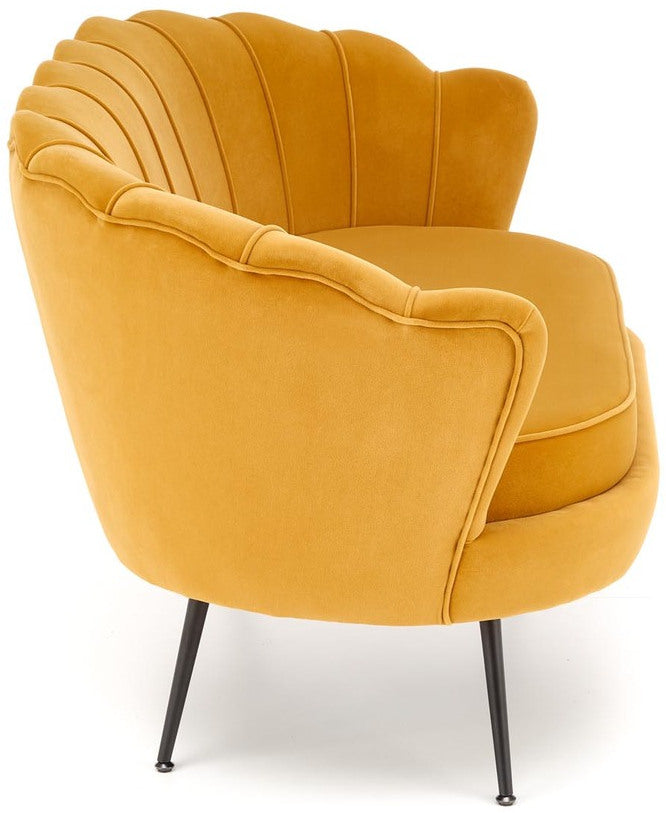 Lounge Chair Amorinito 2 XL | size: Width: 131cm, Height: 77cm, Depth: 77cm | color: Yellow | image: 6 | variant: 1016819