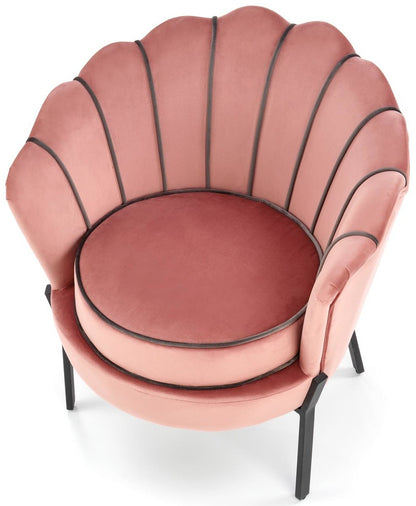 Lounge Chair Angelo | size: Width: 73cm, Height: 75cm, Depth: 73cm | color: Pink | image: 6 | variant: 1004583