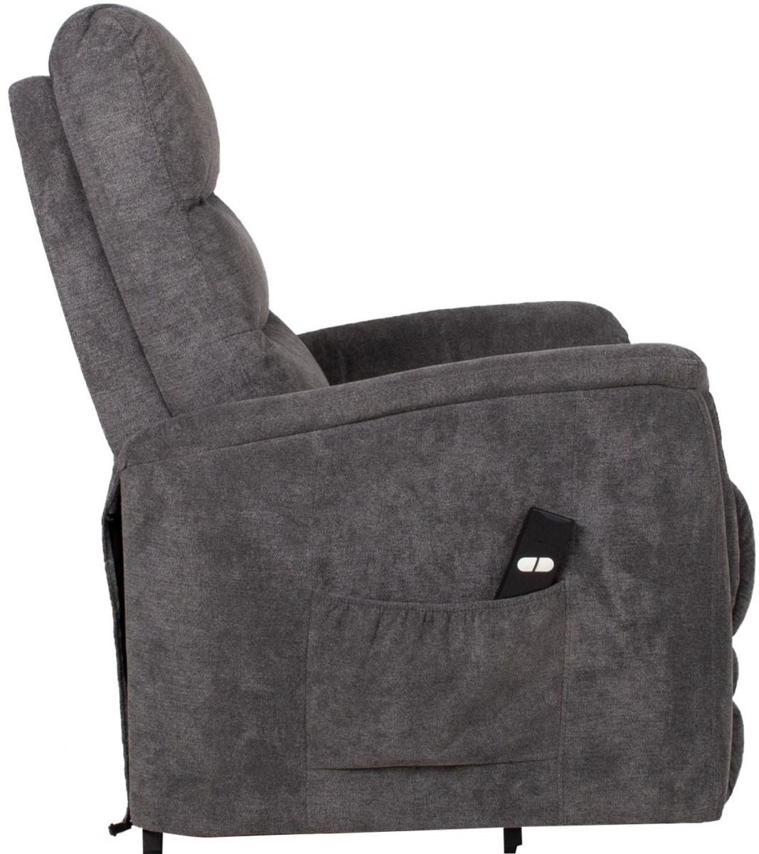 Lounge Chair Ashford | size: Width: 86cm, Height: 105cm, Depth: 79cm | color: Black | image: 2 | variant: 1000922