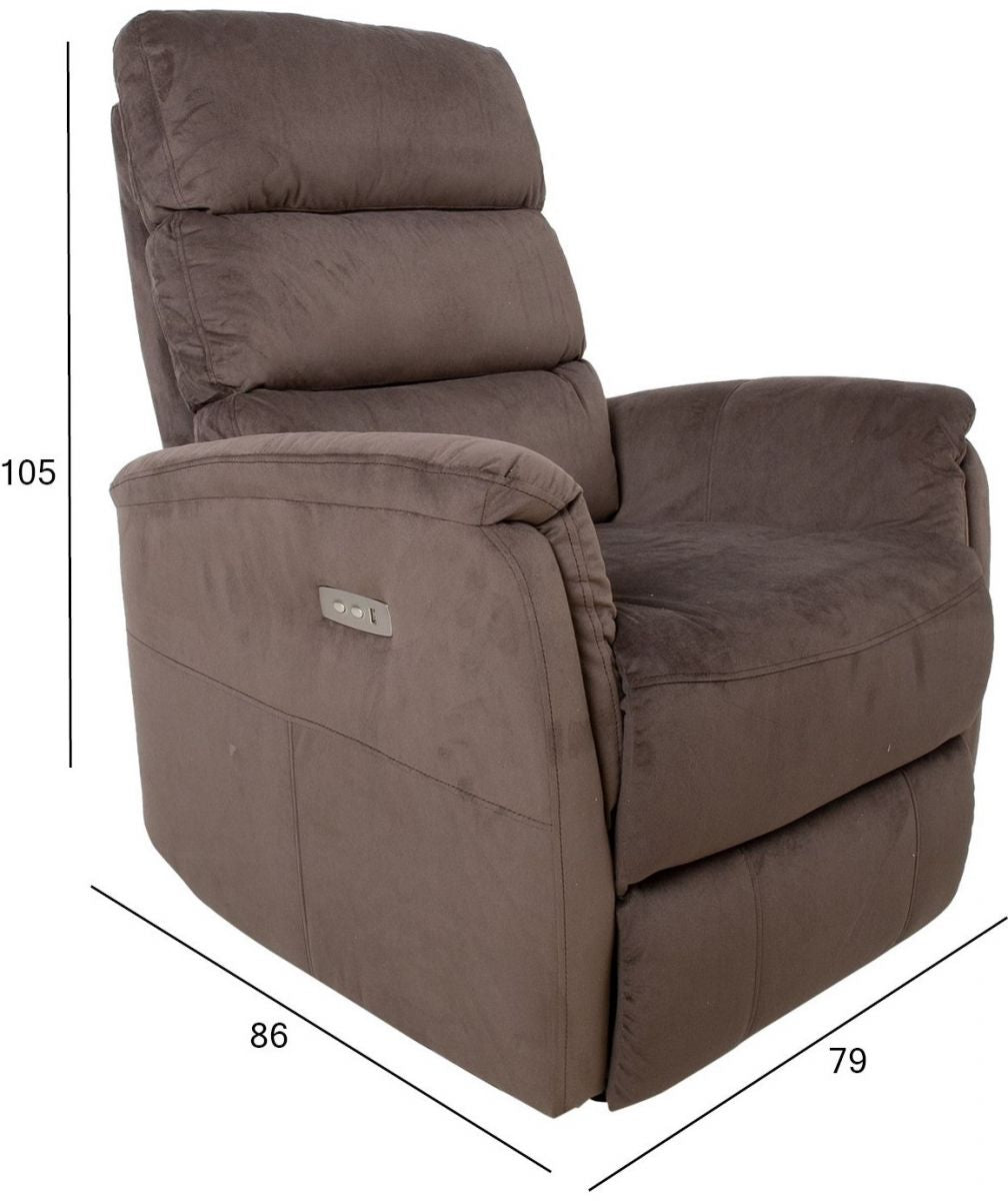 Lounge Chair Ashford | size: Width: 86cm, Height: 105cm, Depth: 79cm | color: Brown | image: 9 | variant: 1000924