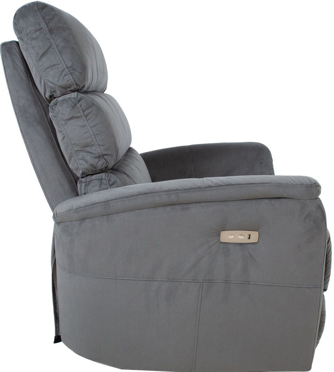 Lounge Chair Ashford | size: Width: 86cm, Height: 105cm, Depth: 79cm | color: Gray | image: 4 | variant: 1000923
