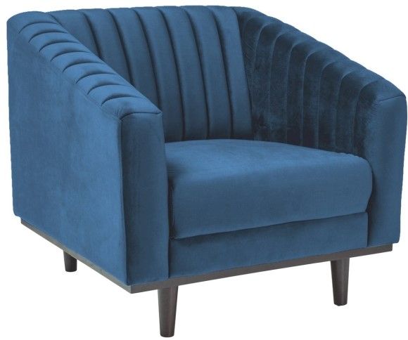 Lounge Chair Asprey 1 | size: Width: 83cm, Height: 78cm, Depth: 60cm | color: Blue | image: 1 | variant: 1004949