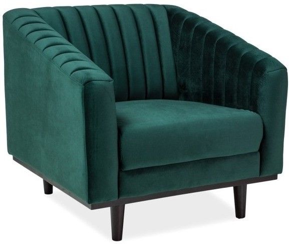 Lounge Chair Asprey 1 | size: Width: 83cm, Height: 78cm, Depth: 60cm | color: Green | image: 1 | variant: 1004950