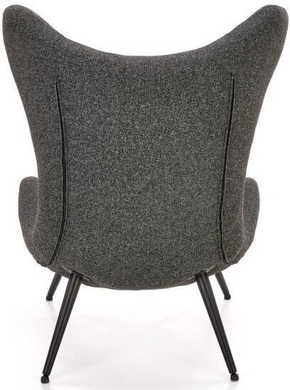 Lounge Chair Atlantis | size: Width: 77cm, Height: 106cm, Depth: 80cm | color: Gray | image: 5 | variant: 1012509