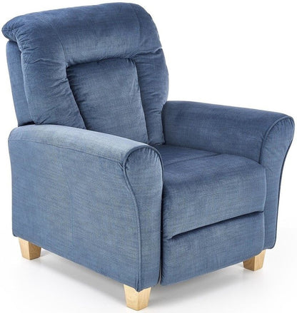 Lounge Chair Bard | size: Width: 90cm, Height: 102cm, Depth: 90cm | color: Blue | image: 1 | variant: 1004590