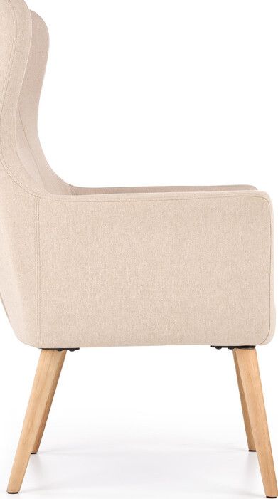 Lounge Chair Bari | size: Width: 73cm, Height: 99cm, Depth: 76cm | color: Beige | image: 1 | variant: 1002728
