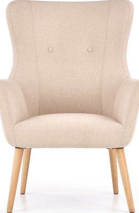 Lounge Chair Bari | size: Width: 73cm, Height: 99cm, Depth: 76cm | color: Beige | image: 3 | variant: 1002728