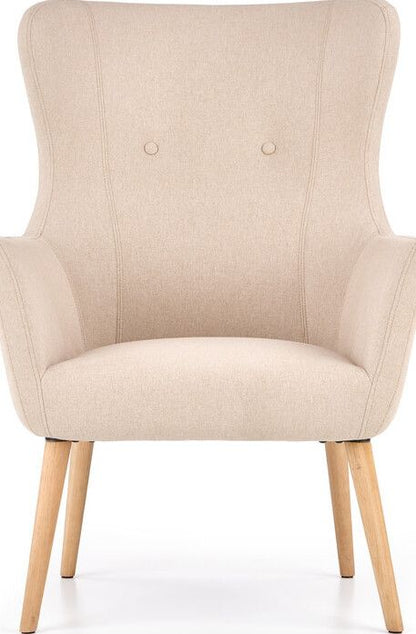 Lounge Chair Bari | size: Width: 73cm, Height: 99cm, Depth: 76cm | color: Beige | image: 3 | variant: 1002728