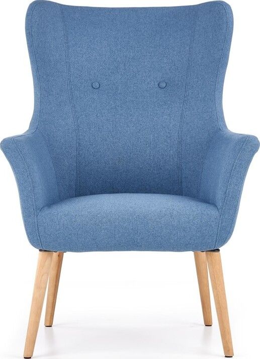 Lounge Chair Bari | size: Width: 73cm, Height: 99cm, Depth: 76cm | color: Blue | image: 2 | variant: 1002732