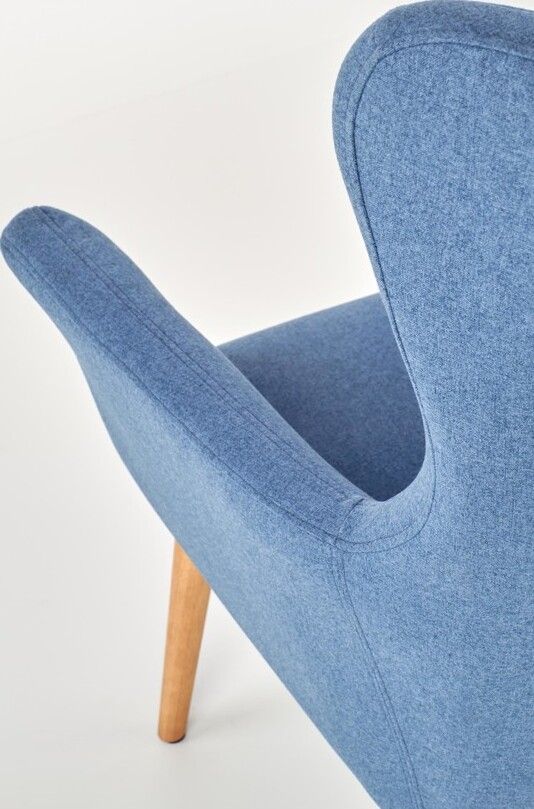 Lounge Chair Bari | size: Width: 73cm, Height: 99cm, Depth: 76cm | color: Blue | image: 4 | variant: 1002732