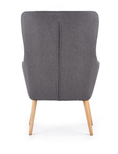 Lounge Chair Bari | size: Width: 73cm, Height: 99cm, Depth: 76cm | color: Gray | image: 2 | variant: 1002729
