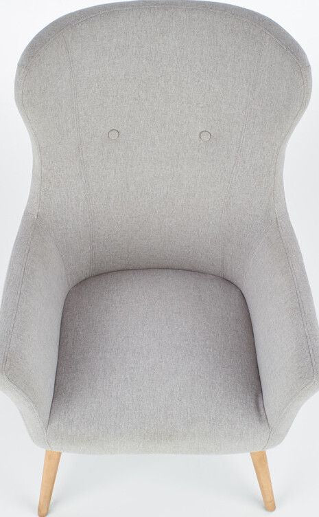 Lounge Chair Bari | size: Width: 73cm, Height: 99cm, Depth: 76cm | color: Gray | image: 7 | variant: 1002730