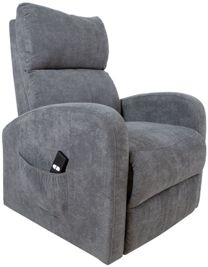 Lounge Chair Barny | size: Width: 93cm, Height: 104cm, Depth: 72cm | color: Gray | image: 1 | variant: 1004763