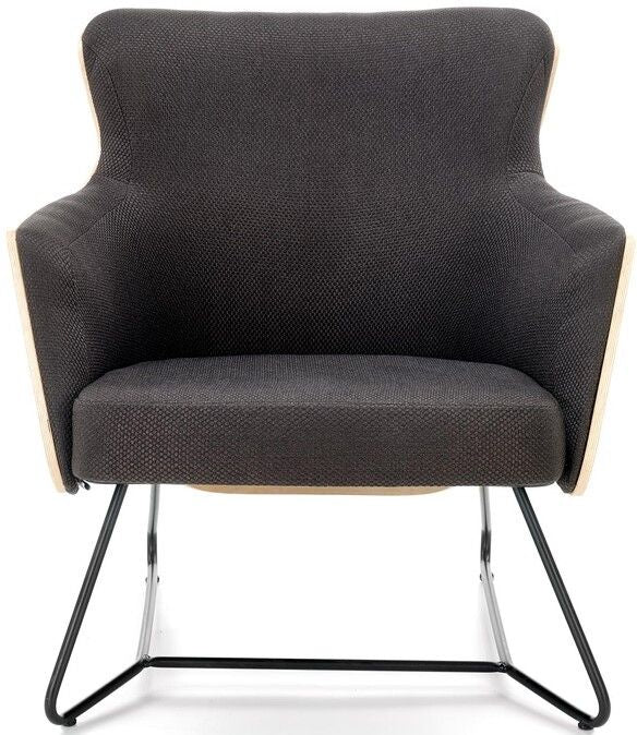 Lounge Chair Bastia | size: Width: 74cm, Height: 79cm, Depth: 67cm | color: Beige/Grey | image: 3 | variant: 1002721
