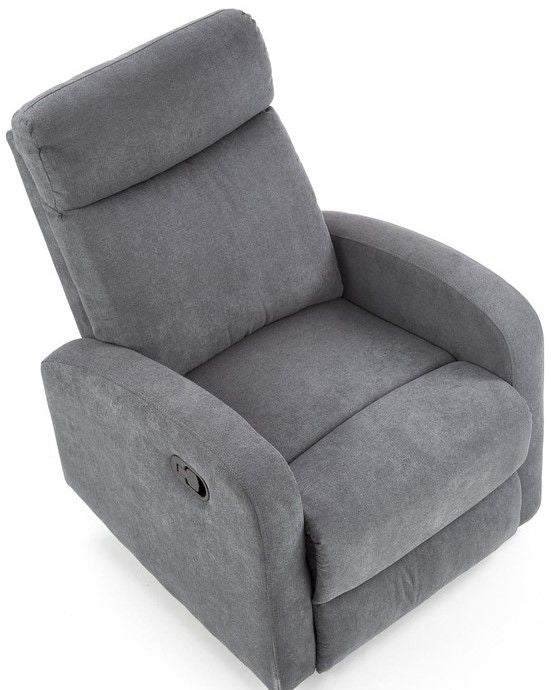 Lounge Chair Benevento | size: Width: 75cm, Height: 100cm, Depth: 95cm | color: Gray | image: 3 | variant: 1003067