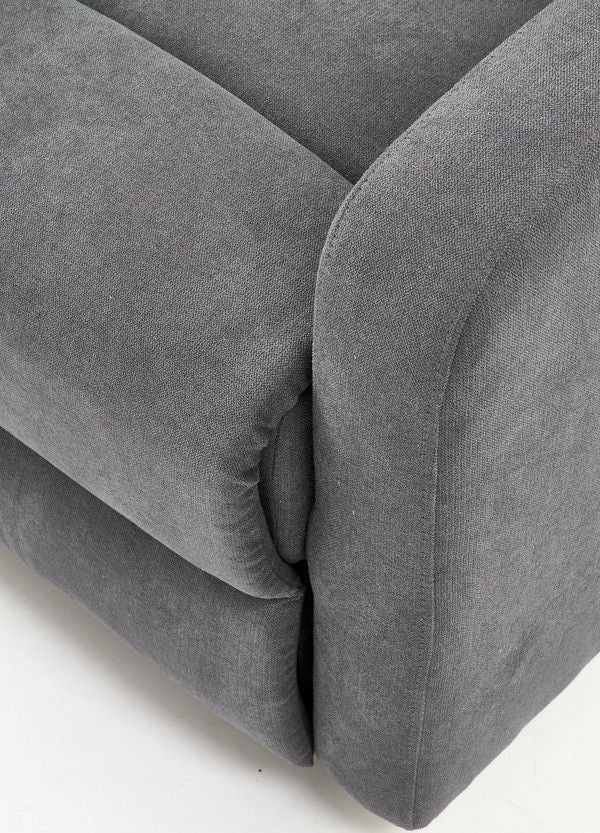 Lounge Chair Benevento | size: Width: 75cm, Height: 100cm, Depth: 95cm | color: Gray | image: 5 | variant: 1003067