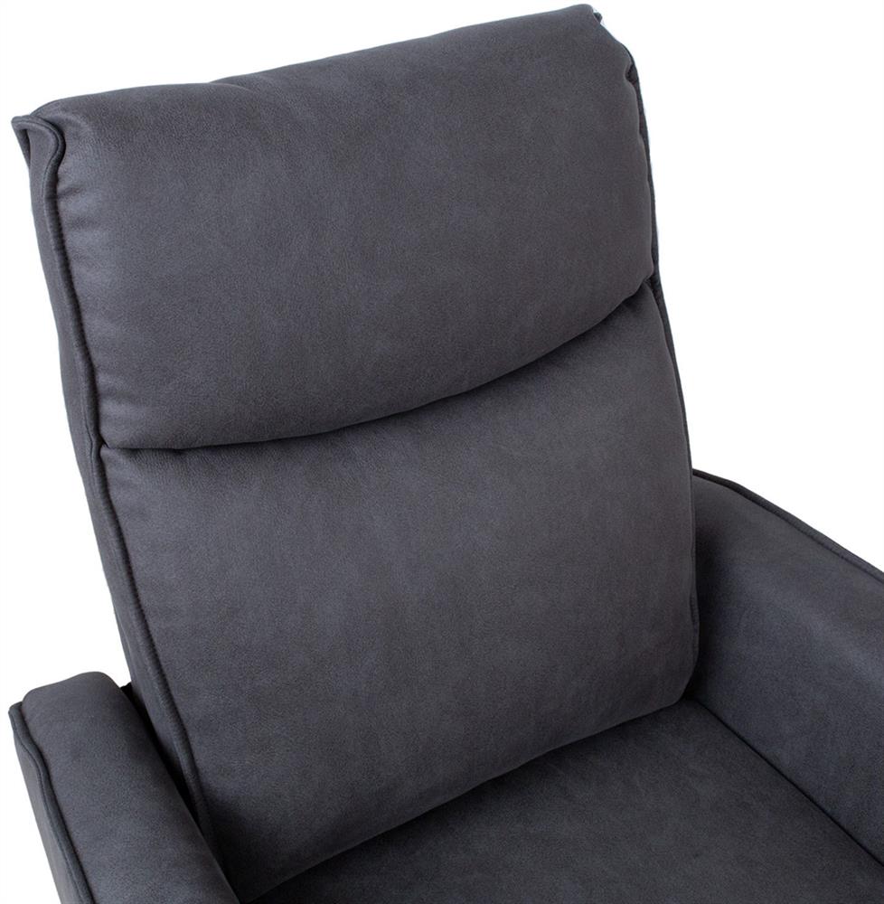 Lounge Chair Bexhill | size: Width: 80cm, Height: 102cm, Depth: 93cm | color: Gray | image: 6 | variant: 1000941