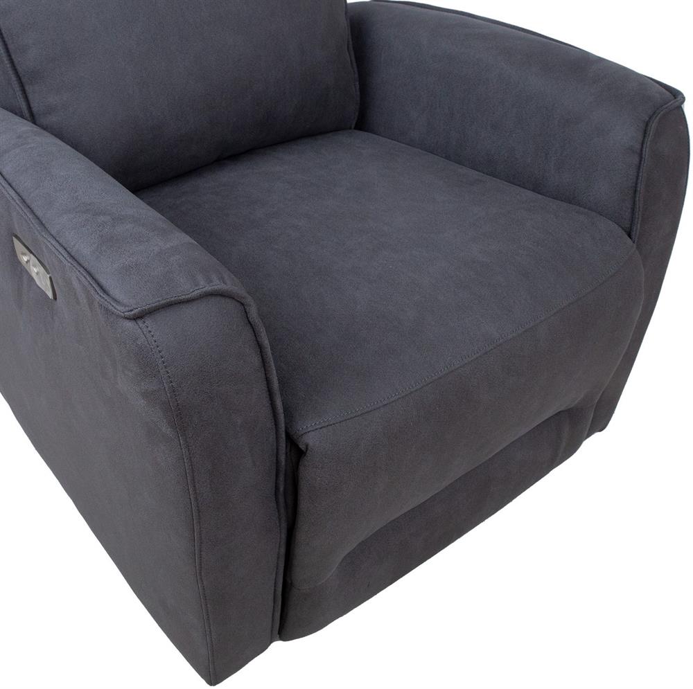 Lounge Chair Bexhill | size: Width: 80cm, Height: 102cm, Depth: 93cm | color: Gray | image: 7 | variant: 1000941